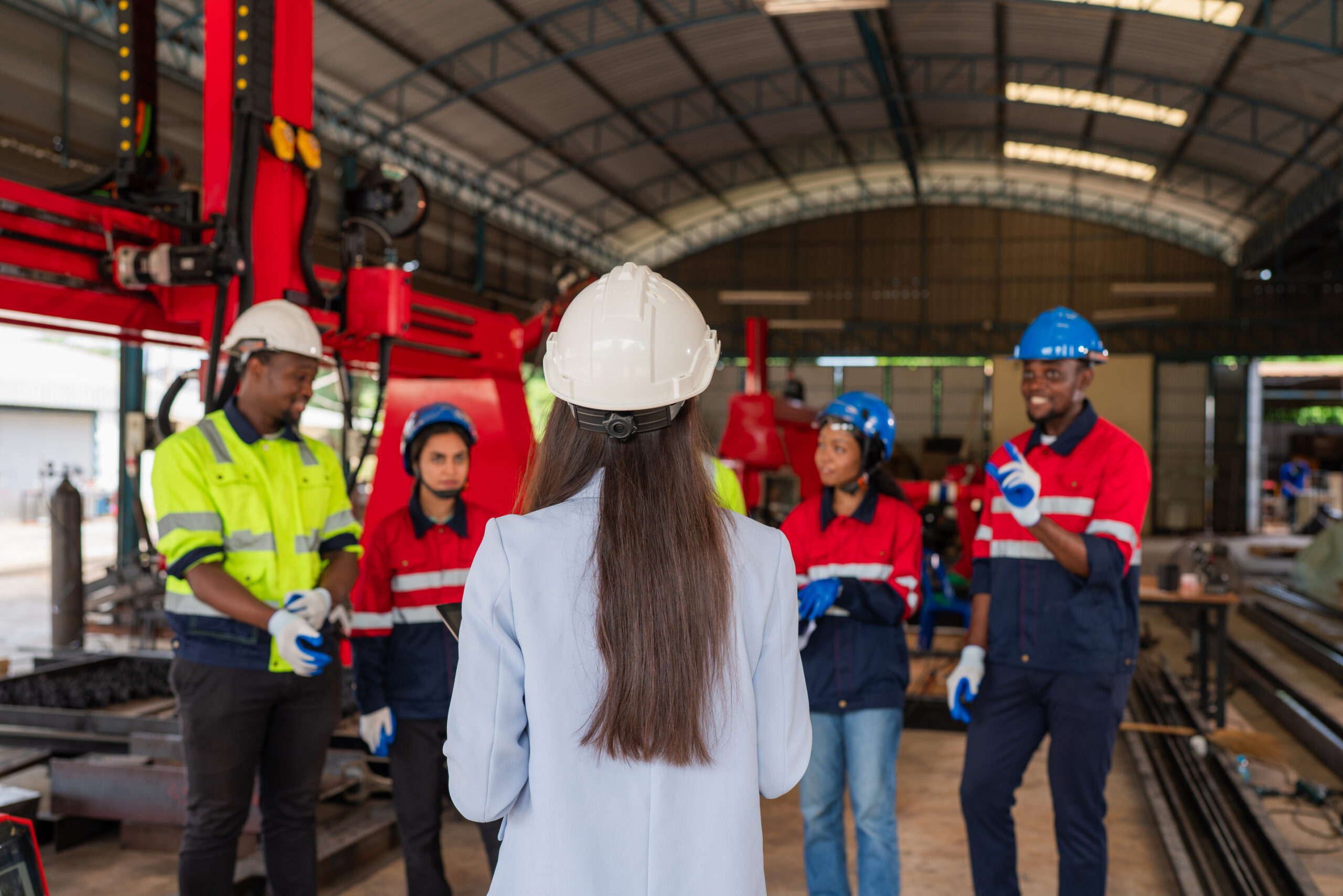 Chief Engineer working Talking and planning optimization of pro